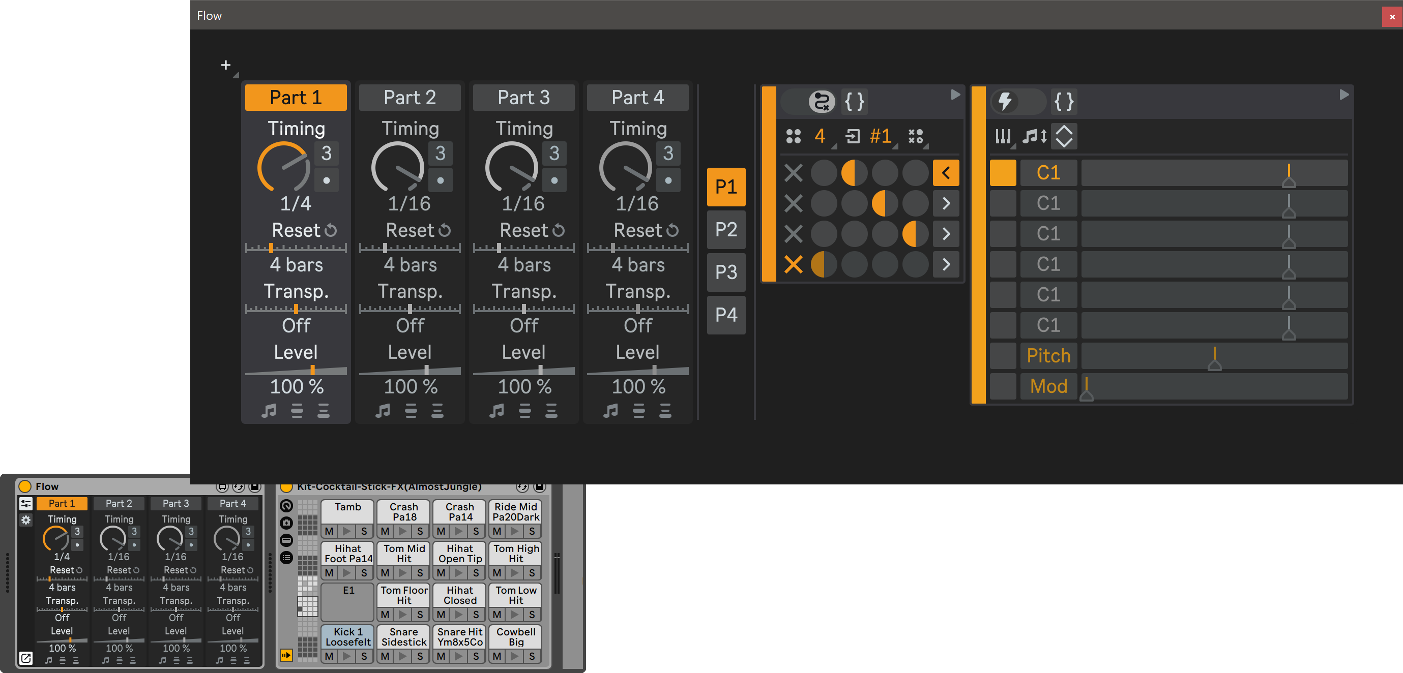 Floating plug-in window