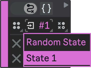 Initial state dropdown