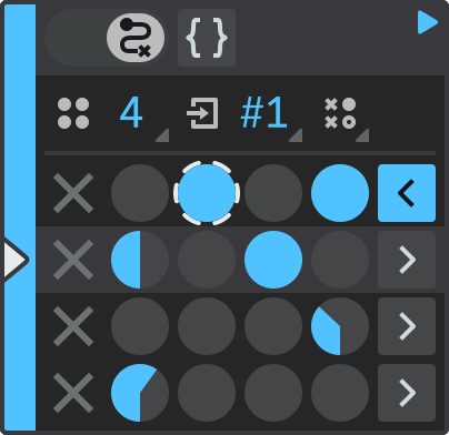 Active State Row Indicator