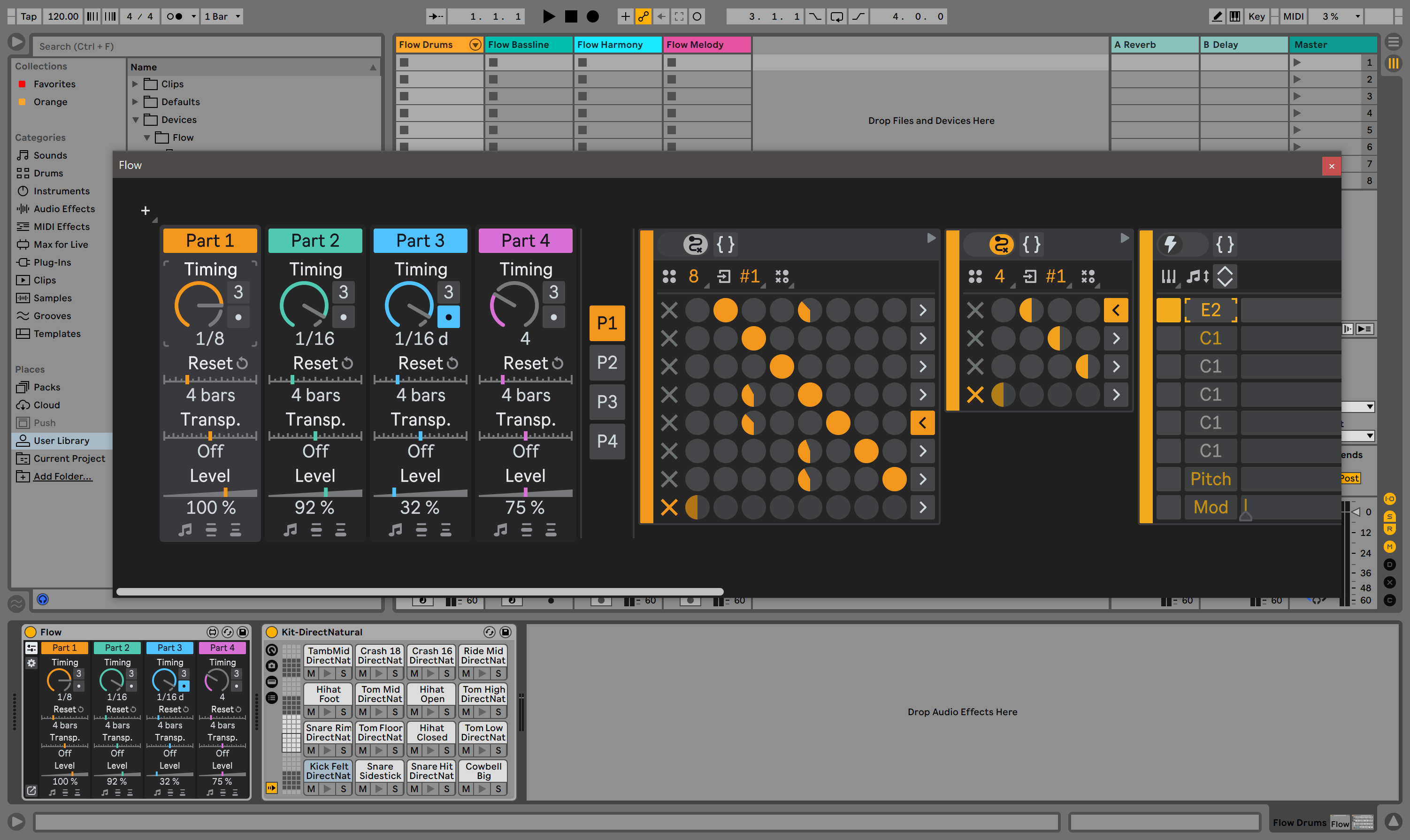 Rack View and floating Plug-In Window inside Ableton Live